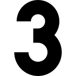 Number 3 SVG Icon